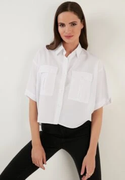 LELA Loose Fit - Overhemdblouse - White 12 LELA Loose Fit - Overhemdblouse - White -Lela 0021d04cd3254241b8145b399e78c0bc