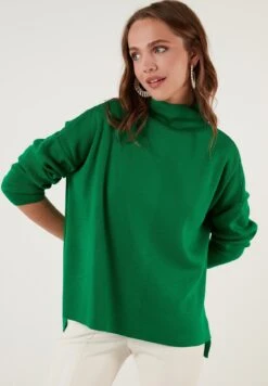 LELA Long Back- Trui - Benetton Color -Lela 01c214c3560d45dd9b6147eb6d0ecf4b