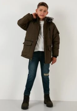 LELA Regular- Winterjas - Khaki