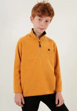 LELA Fleece Trui - Mustard 10 LELA Fleece Trui - Mustard -Lela 0561cf8626f948eeb5c829ccf0ab50f1