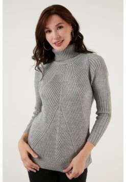 LELA Regular Fit - Trui - Grey