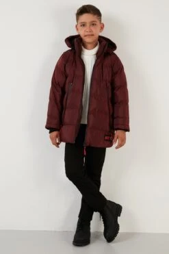 LELA Regular Fit - Winterjas - Bordeaux
