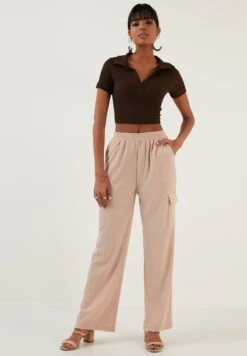 LELA Regular Fit - Cargobroek - Stone -Lela 0a57419fe9fe4ce2b47c38eaa5a48272