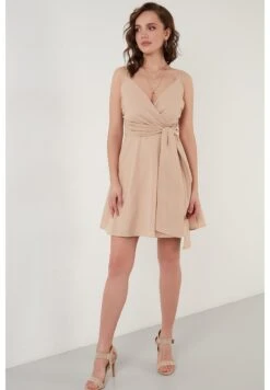 LELA Regular Fit - Jurk - Beige -Lela 0aebcd96607841fab0f3b4e6409ce4fd