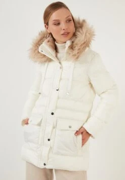 LELA Regular Fit - Winterjas - Ecru -Lela 0b144a2bbee34d22a4d214b3f286e799