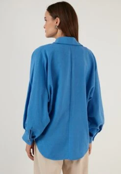 LELA Overhemdblouse - Blue -Lela 0c1f285babbf42b18387d90b895d3bab