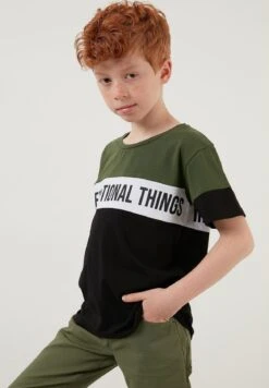 LELA Regular Fit - T-Shirt Print - Khaki 10 LELA Regular Fit - T-Shirt Print - Khaki -Lela 0d7d551b898346d18c5ab56feea5be14