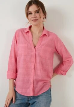 LELA Regular Fit - Overhemdblouse - Pink -Lela 0dd165a15286404fb460b427fcdbf8c6
