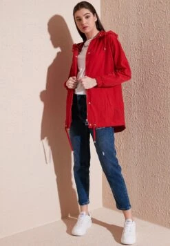 LELA Regular Fit - Parka - Red -Lela 0e5799324ce3444f92ed541eacecc357
