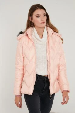LELA Regular Fit - Winterjas - Powder Pink -Lela 10f64a7d056e4f40964e58322f850ab2