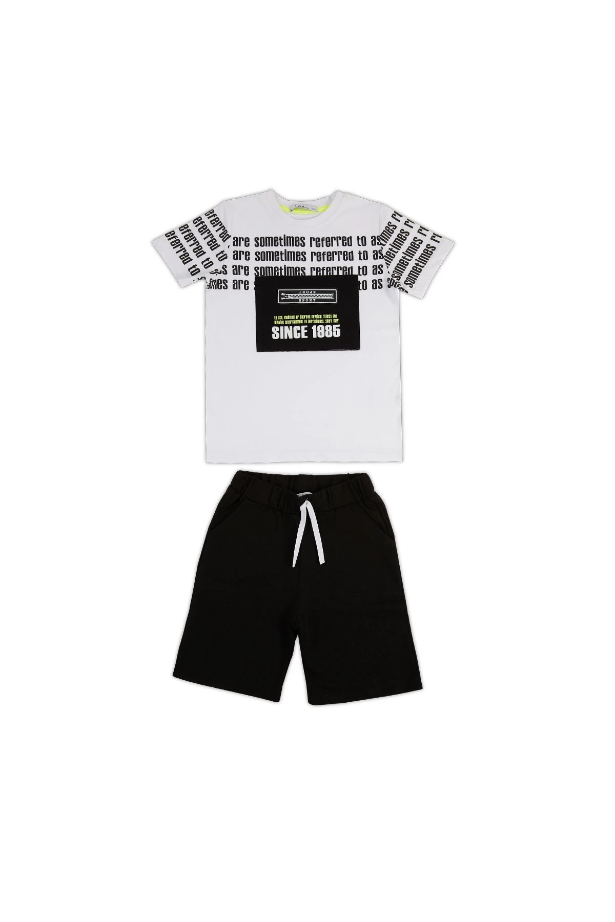 LELA Regular Fit Shorts And T-Shirt - Shorts - White 7 LELA Regular Fit Shorts And T-Shirt - Shorts - White - Afbeelding 5
