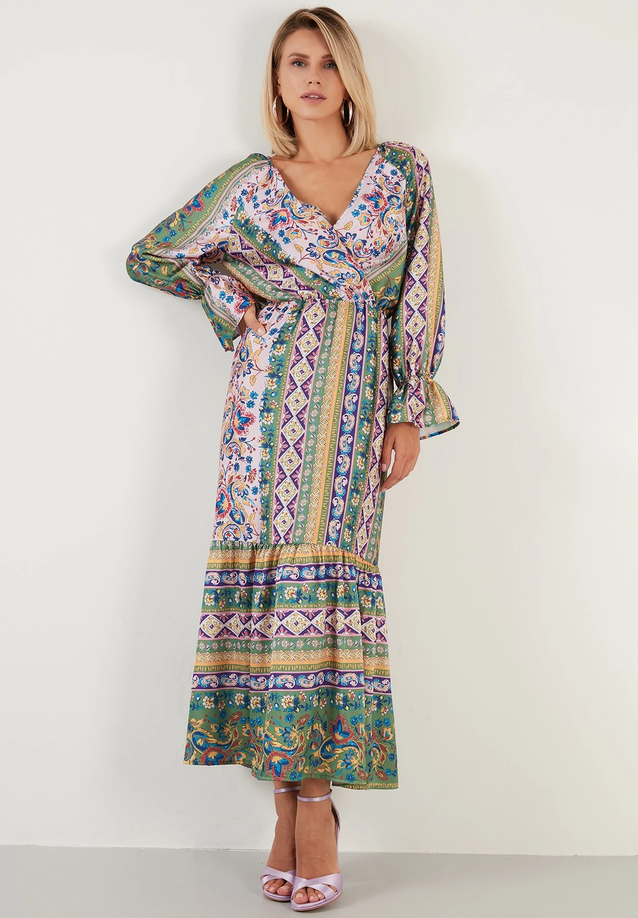 LELA Regular Fit - Maxi-Jurk - Pink 3 LELA Regular Fit - Maxi-Jurk - Pink