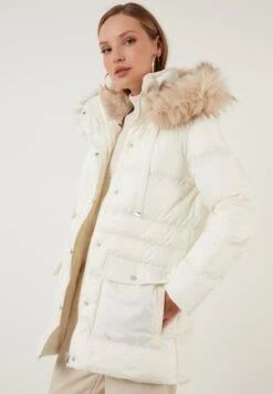LELA Regular Fit - Winterjas - Ecru -Lela 11c37cd0434e4828a2574c67c3397125