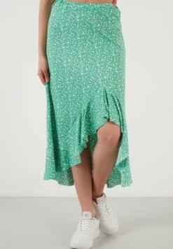 LELA Midi - A-Lijn Rok - Benetton Color