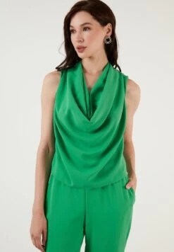 LELA Two Piece Set - Regular Fit - Broek - Green -Lela 1386337eb5cd42c68b1d745ddb2191a1