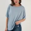 LELA Loose Fit - Blouse - Baby Blue