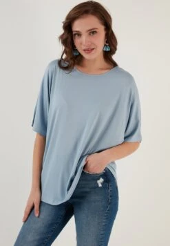 LELA Loose Fit - Blouse - Baby Blue