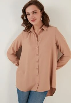 LELA Overhemdblouse - Mink 10 LELA Overhemdblouse - Mink -Lela 15b1c36498ce420d8003777625e8e147