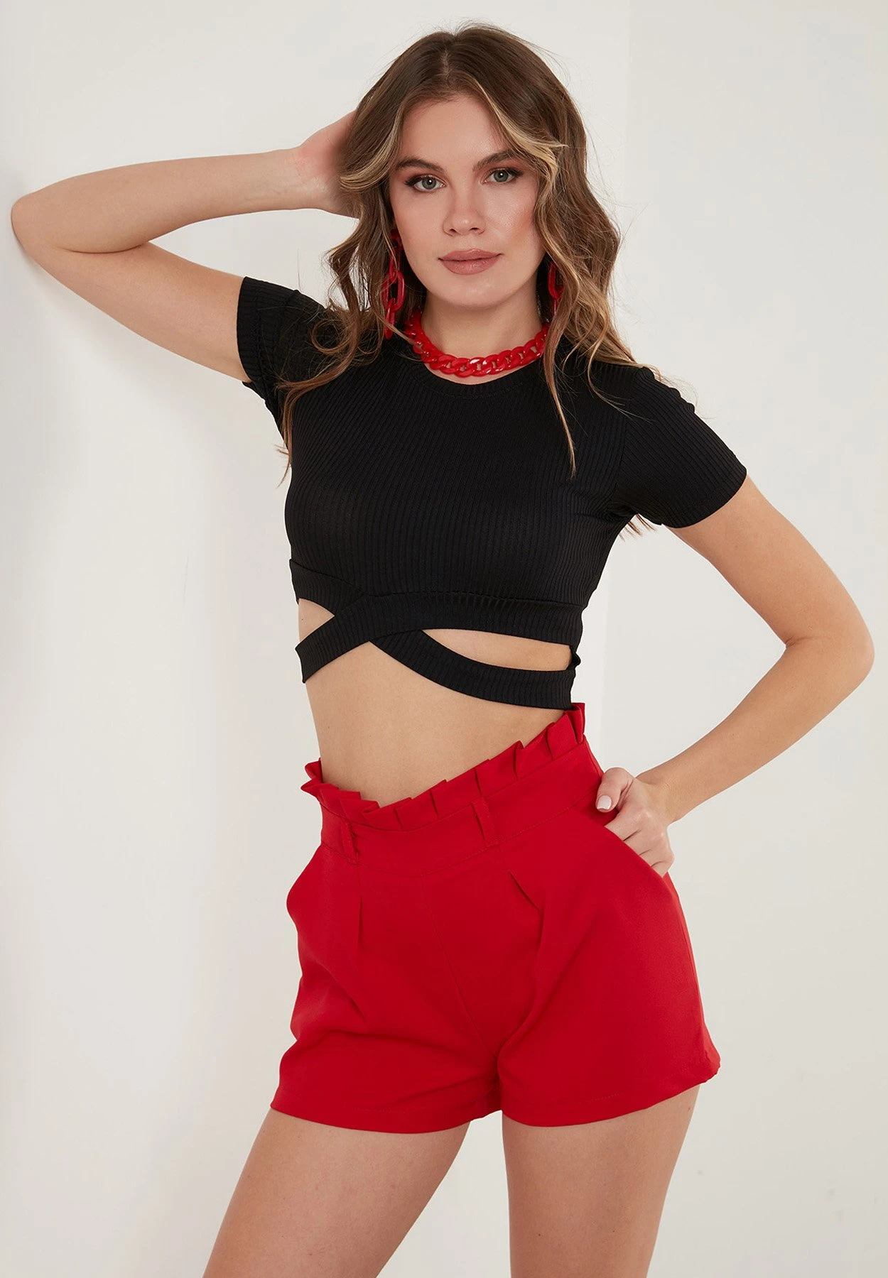 LELA Slim Fit- T-Shirt Print - Black 6 LELA Slim Fit- T-Shirt Print - Black - Afbeelding 4