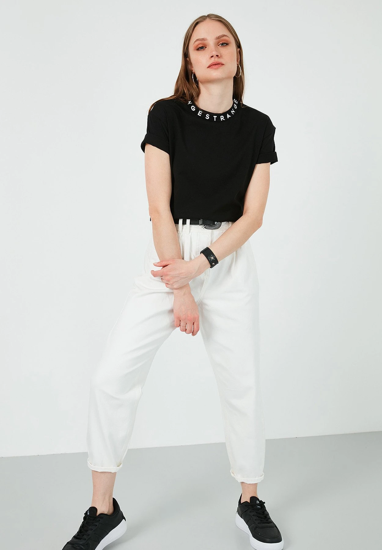 LELA Regular Fit - T-Shirt Print - Black 4 LELA Regular Fit - T-Shirt Print - Black - Afbeelding 2