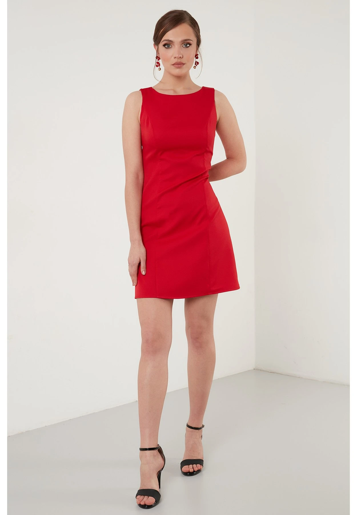 LELA Slim Fit - Etui-Jurk - Red 4 LELA Slim Fit - Etui-Jurk - Red - Afbeelding 2