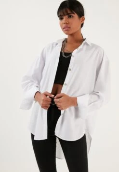 LELA Loose Fit - Overhemdblouse - White -Lela 1d4de7549c544d29b45bd5f96c0f0d04