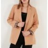 LELA Regular Fit - Blazer - Camel 1 LELA Regular Fit - Blazer - Camel -Lela 1daf501068d2402e848f7d333e10b9be
