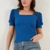 LELA Slim Fit - Blouse - Royal Blue -Lela 1eddd4842a3e4ca9877e74201ff09cd5