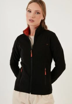 LELA High Collar Zipper- Fleecejas - Black 11 LELA High Collar Zipper- Fleecejas - Black -Lela 1f5ec6fc13314d78b6a179b5a8711cbe