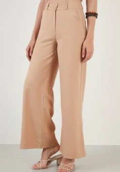 LELA Regular Fit - Broek - Stone