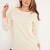 LELA Regular Fit - Sweater - Stone Colored 2 LELA Regular Fit - Sweater - Stone Colored -Lela 22ece47670a7460695312b2ec81a16b4