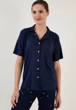 LELA Set Regular Fit - Pyjama - Dark Blue -Lela 2394e7421c8f44d0b8cd56ff748531fb