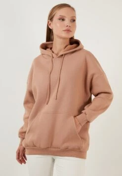 LELA Regular Fit - Hoodie - Biscuit Color -Lela 23c3d0dd34914fa5ade940462be04b5b