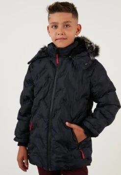 LELA Regular Fit - Winterjas - Mottled Black -Lela 2552a5d7b3c54061a347b030d3b28a19