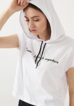 LELA Slim Fit - Hoodie - White 9 LELA Slim Fit - Hoodie - White -Lela 264132c557f14403b0c715fbe0cd9c7a