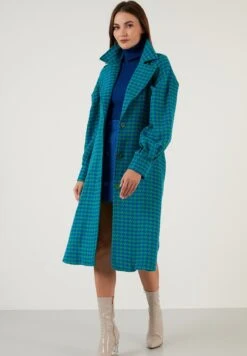LELA Loose Fit - Trenchcoat - Green -Lela 2785fb96f340478b8b3f524b21b387fe