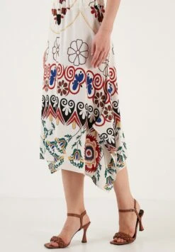 LELA Regular Fit - A-Lijn Rok - Bone White -Lela 2792b252d9624b9d9f050b966c4ae713