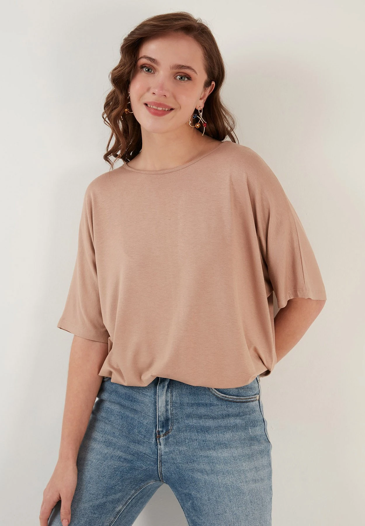 LELA Loose Fit - Blouse - Biscuit 7 LELA Loose Fit - Blouse - Biscuit - Afbeelding 5