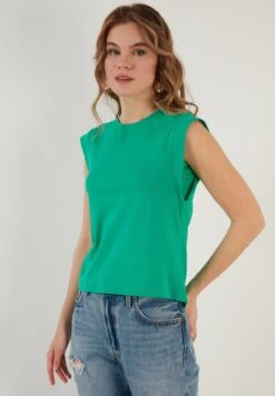 LELA Crew Neck- Top - Benetton Color -Lela 2fe690a09954407fa5bb5b70ff0cb9a8