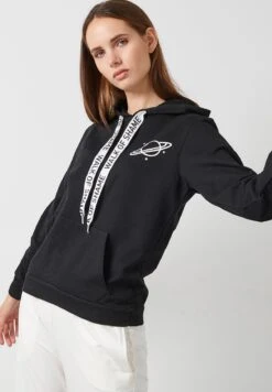 LELA Slim Fit - Hoodie - Black