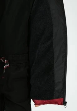 LELA Removable Hooded Inflatable - Winterjas - Black-Stone Color-Bordeaux -Lela 33456deb74154f6198212b4f0b734a75