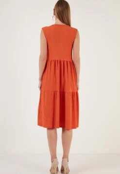 LELA Regular Fit - Jurk - Orange 10 LELA Regular Fit - Jurk - Orange -Lela 3428006b772548d4bb2e66d46a8a3134