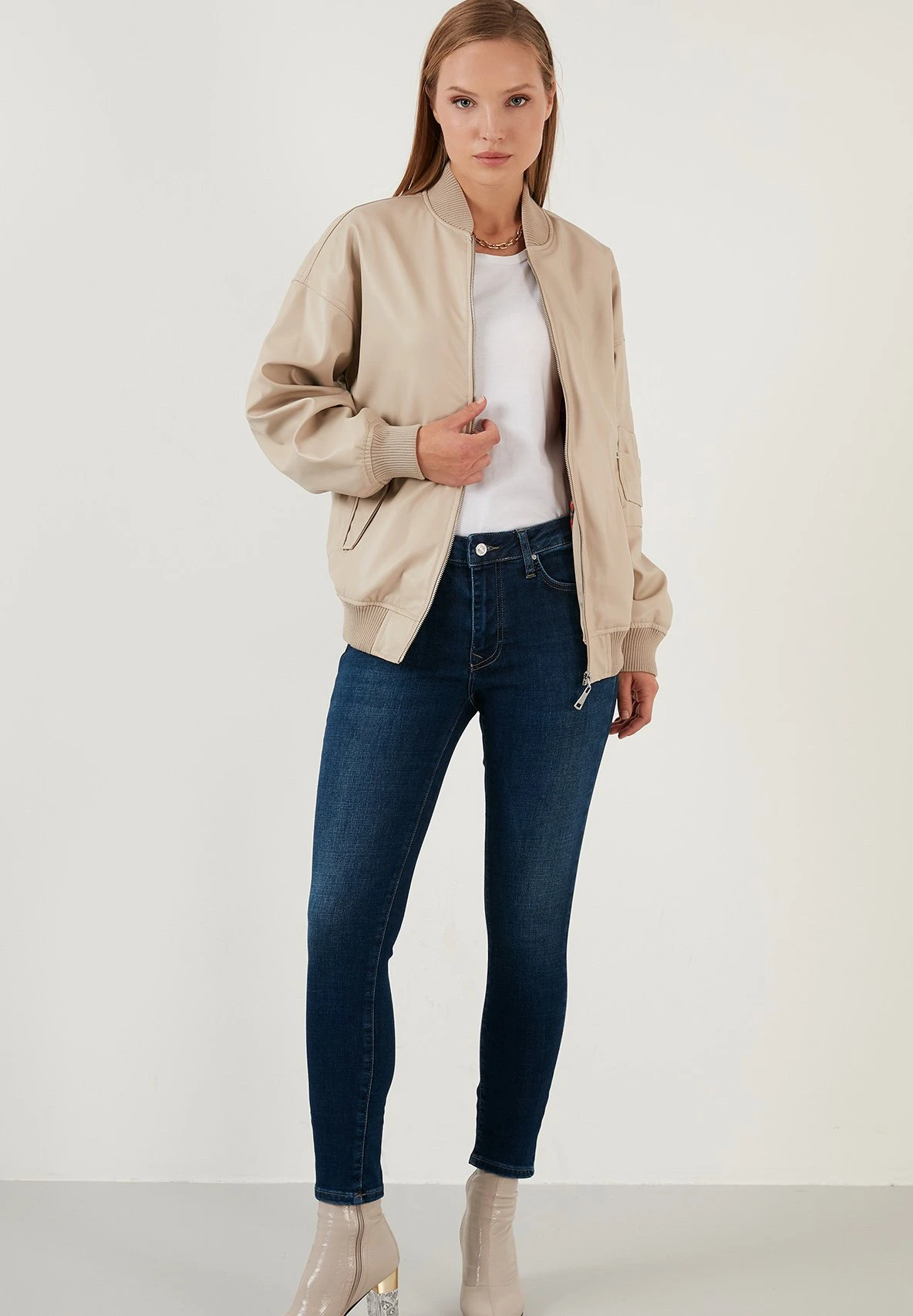 LELA Jeans Skinny Fit - Light Blue 4 LELA Jeans Skinny Fit - Light Blue - Afbeelding 2