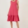 LELA Regular Fit- Jurk - Fuchsia 1 LELA Regular Fit- Jurk - Fuchsia -Lela 36655a1edc3040e19006da4ebaf493cb