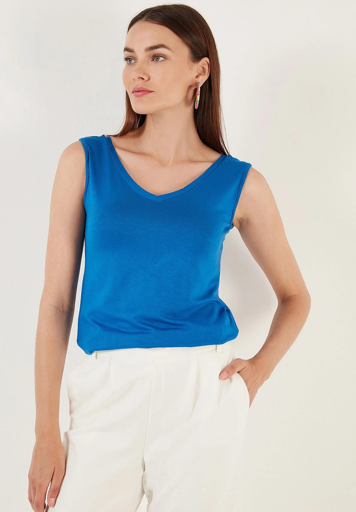 LELA Regular Fit - Top - Royal Blue 3 LELA Regular Fit - Top - Royal Blue