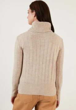 LELA Regular Fit - Trui - Beige -Lela 3743e8836fbd4a34b290e93195fc73f7