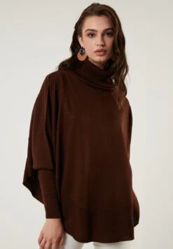 LELA Poncho - Brown -Lela 3aa1b83d816d4e8cab806347c5a5843f