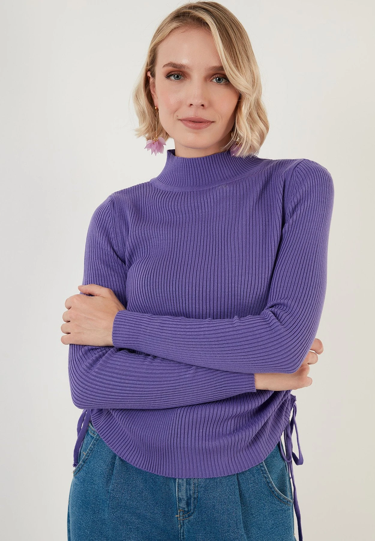 LELA Regular Fit - Trui - Lilac 7 LELA Regular Fit - Trui - Lilac - Afbeelding 5