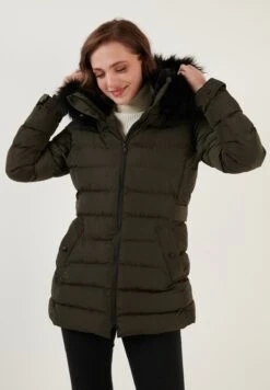 LELA Regular Fit - Winterjas - Khaki 14 LELA Regular Fit - Winterjas - Khaki -Lela 3c3bf8d744a14d94b9ca9333b9ba14b0