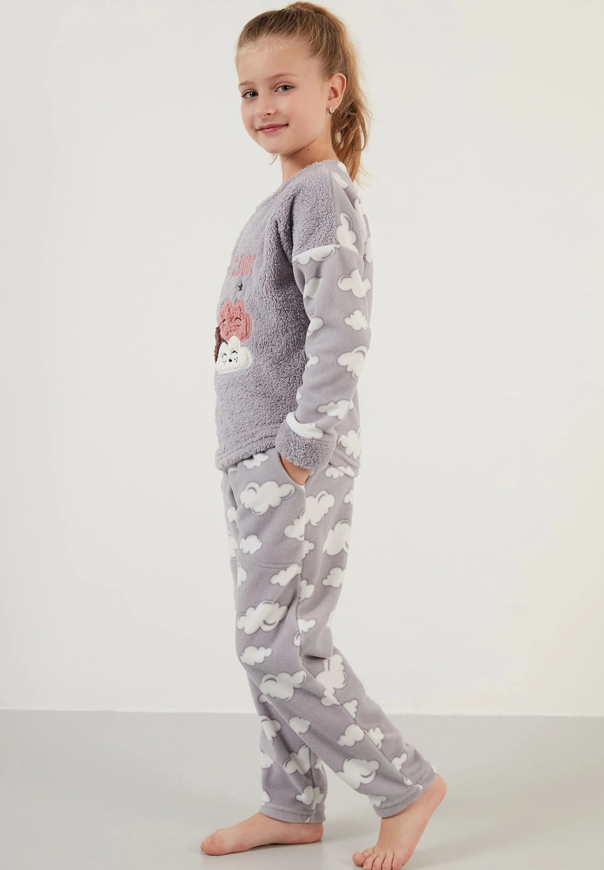 LELA Regular Fit Set - Pyjama - Grey 9 LELA Regular Fit Set - Pyjama - Grey - Afbeelding 7